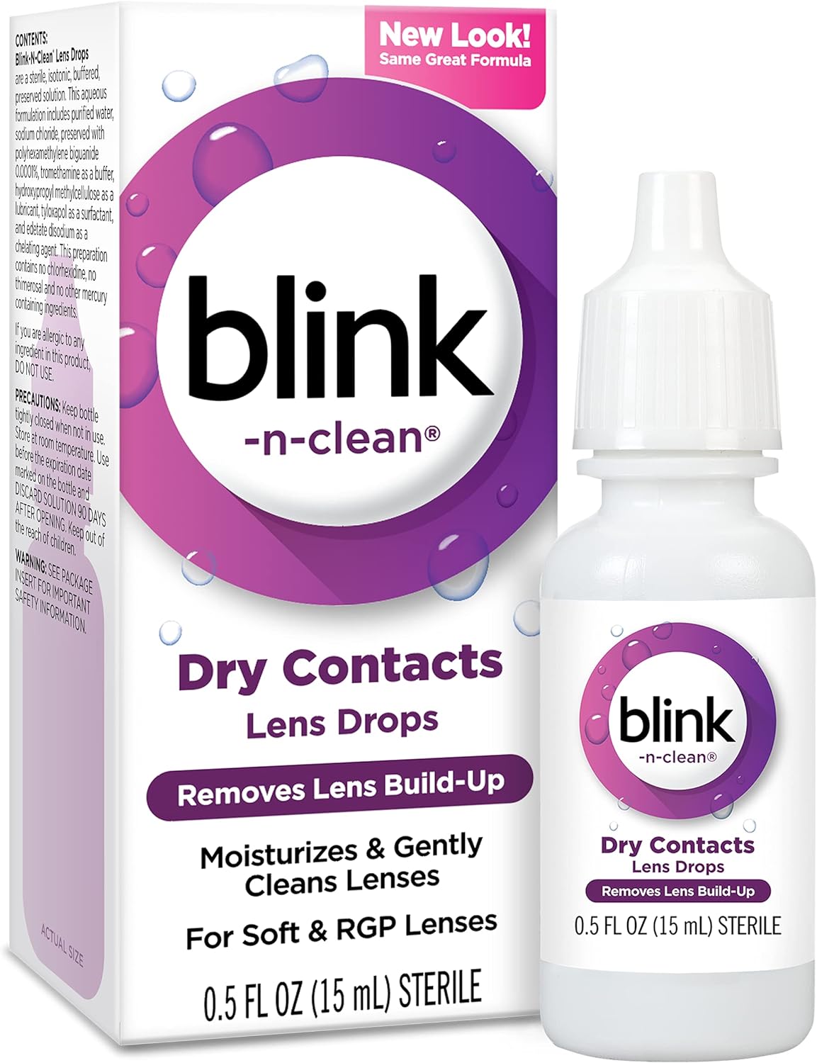 Complete Blink-N-Clean Lens Drops 15 mL (Pack of 4)