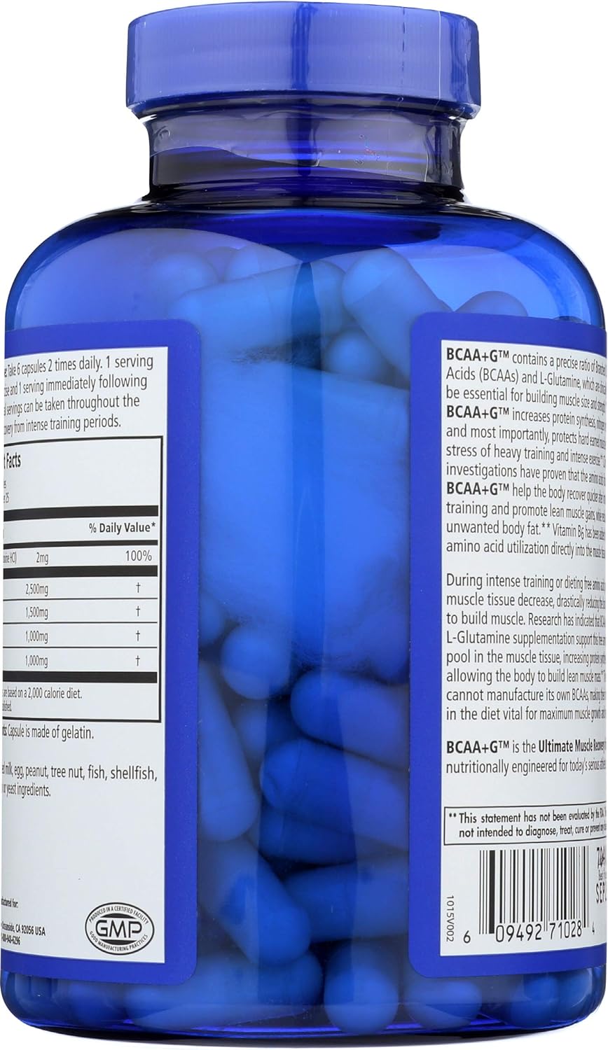 MRM Nutrition BCAA+™ 6000mg | Muscle Recovery | 6g Branch Chain Amino