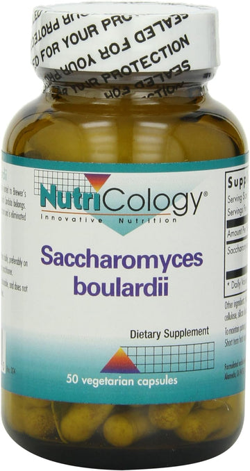 Nutricology Saccharomyces Boulardii, Vegicaps, 50-Count