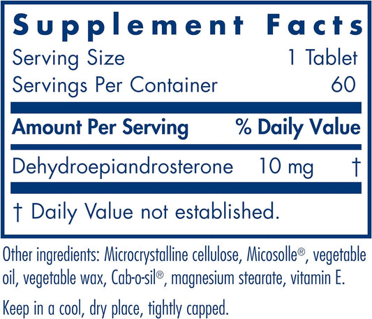 Allergy Research Group Dhea 10 Micronized Lipid Matrix - 60 Scored Tab