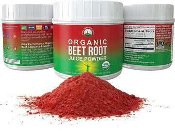Organic Beet Root Powder - Ultra High Purity Super Food Beets Juice Powder. 100% Pure Nitric Oxide Boosting Beetroot Sup