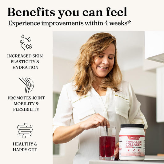 Hydrolyzed Collagen - 100% Pure, Grass Fed & Unflavored Pept