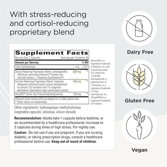 Integrative Therapeutics Cortisol Manager Allergen-Free Sup