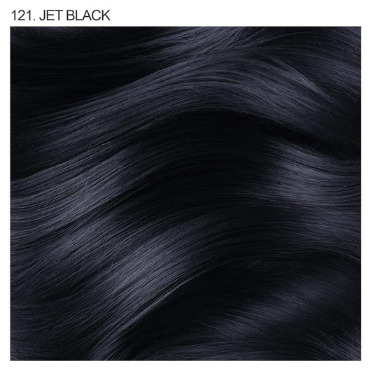 Adore Semi Permanent Hair Color - Vegan and Cruelty-Free Hair Dye - 4   - 121 Jet Black (Pack of 2)