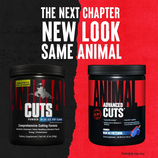 Universal Nutrition Animal Cuts Powder - Metabolic Enhancer, Nootropic