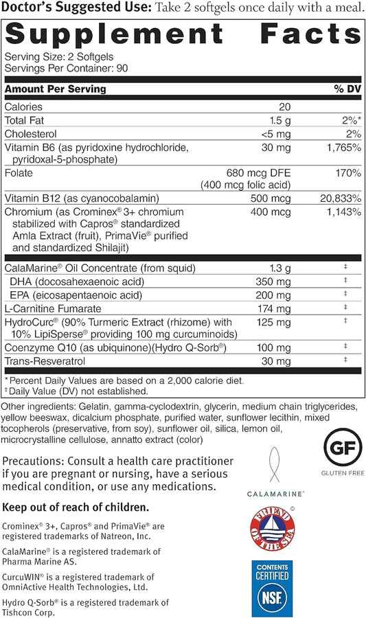 Dr. Sinatra Omega Q Plus Max  Advanced Heart Health And Hea