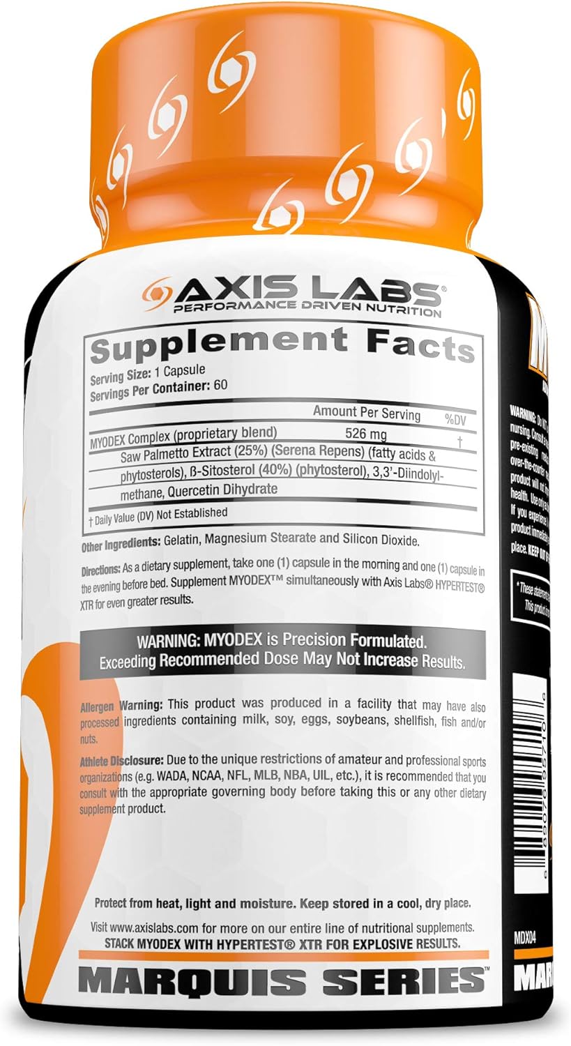 Axis Labs Myodex Mineral Supplement Capsules, 60 Count : He