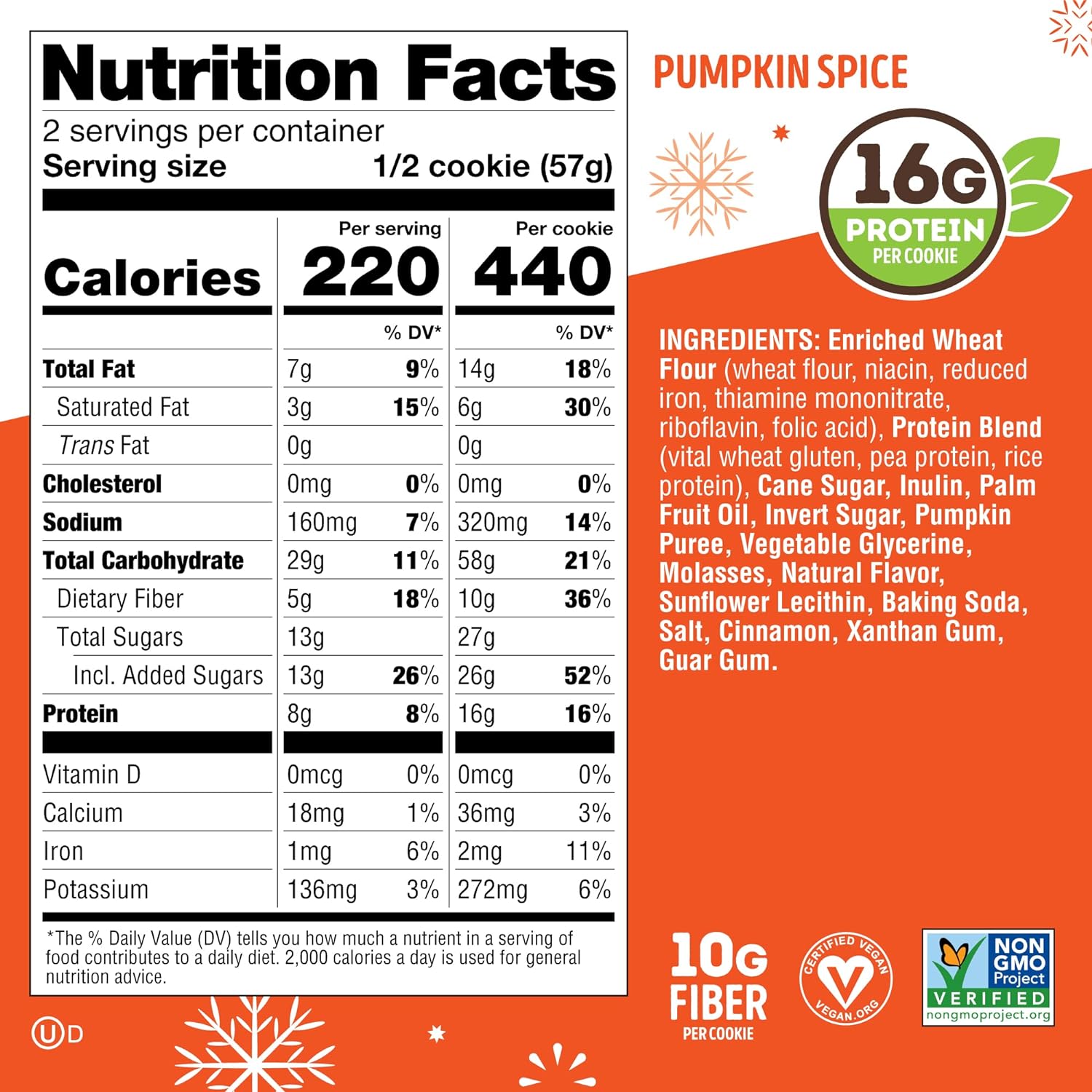 Lenny & Larry's The Complete Cookie, 4 Flavor Holiday Variety Pack, So