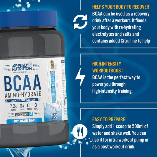 Applied Nutrition Bcaa Powder - Branched Chain Amino Acids Bcaas Suppl1.4 Kilo Grams