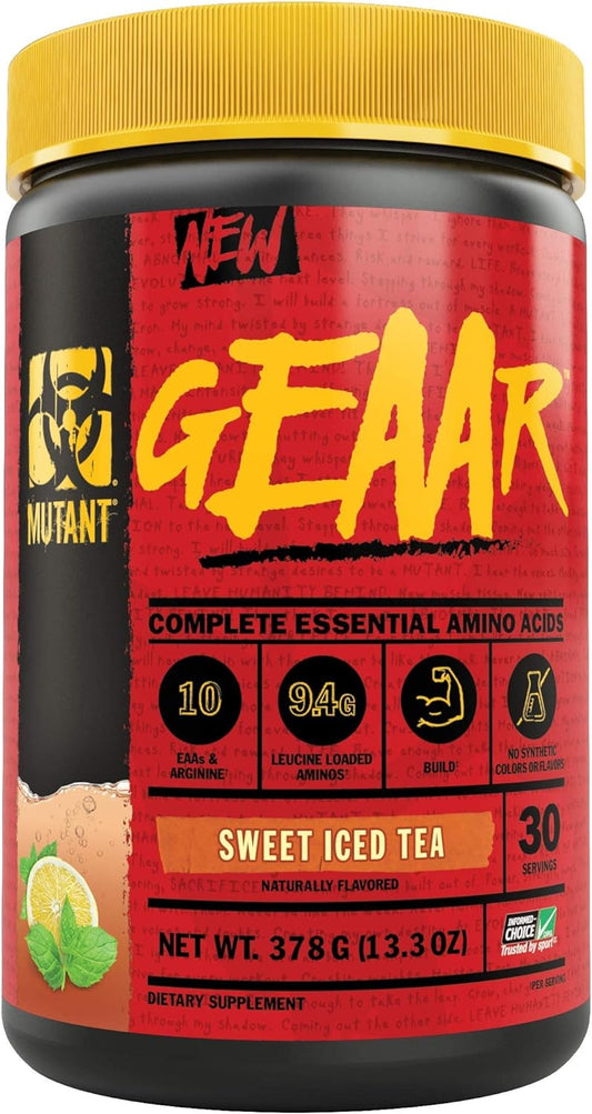 Mutant | Hydration Pack | Bcaa 9.7 Fruit Punch | Geaar Sweet Iced Tea