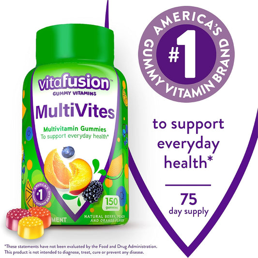 Vitafusion Multivites Gummy Multivitamins For Adults With 12 Vitamins