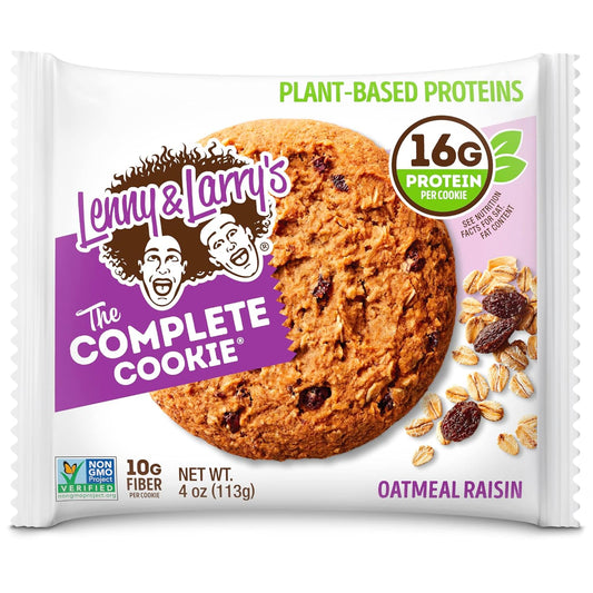 Lenny & Larry'S The Complete Cookie, Oatmeal Raisin, 16G Pla