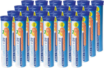 Calcium + Vitamin D3-24 X 20 Effervescent Tablets - Orange-Grapefruit 0.5 Grams