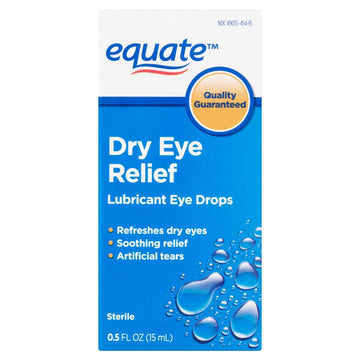 Equate: Sterile Artificial Tears Lubricant Eye Drops, .5 Fl Oz