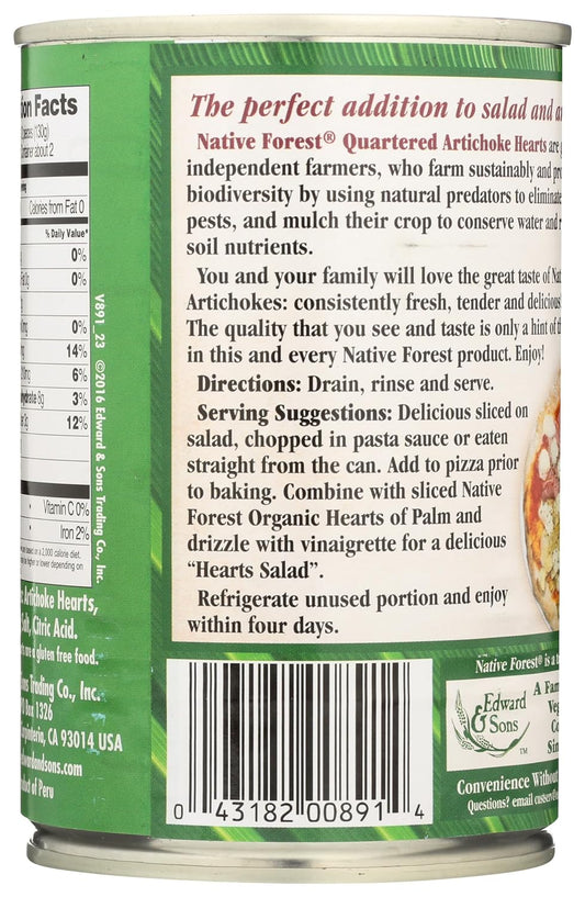 Native Forest Quartered Artichoke Hearts, 14 Oz14.08 Ounces