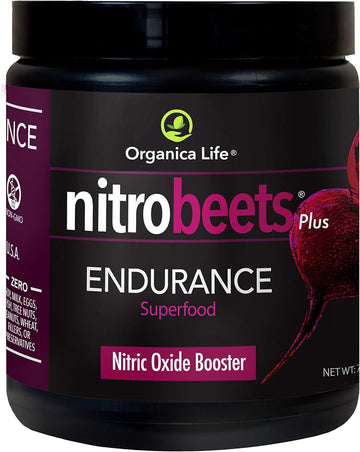Nitrobeets Endurance Nitric Oxide Superfood Formulated To Boost Performance & Heart Health - 8.06 Oz Beetroot Powder Wit