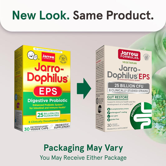 Jarrow Formulas Jarro-Dophilus Eps Gut Restore Probiotics 25