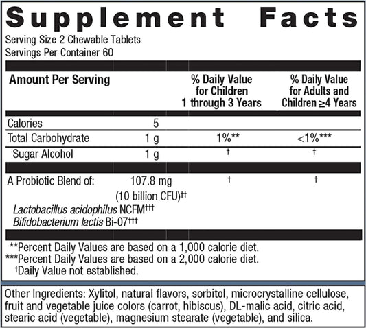 Metagenics Metakids Probiotic, Chewable Daily Probiotic Sup