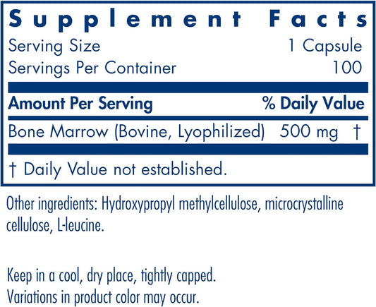Allergy Research Group - Bone Marrow Beef - Immune Support - 100 Veget