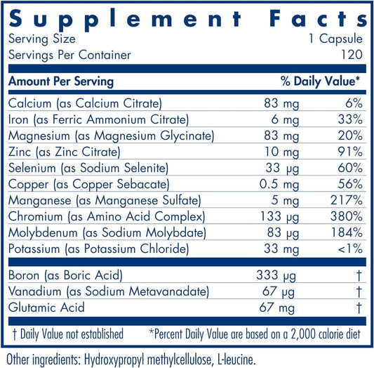 Allergy Research Group - Multimin - Classic Essential Mineral Formula