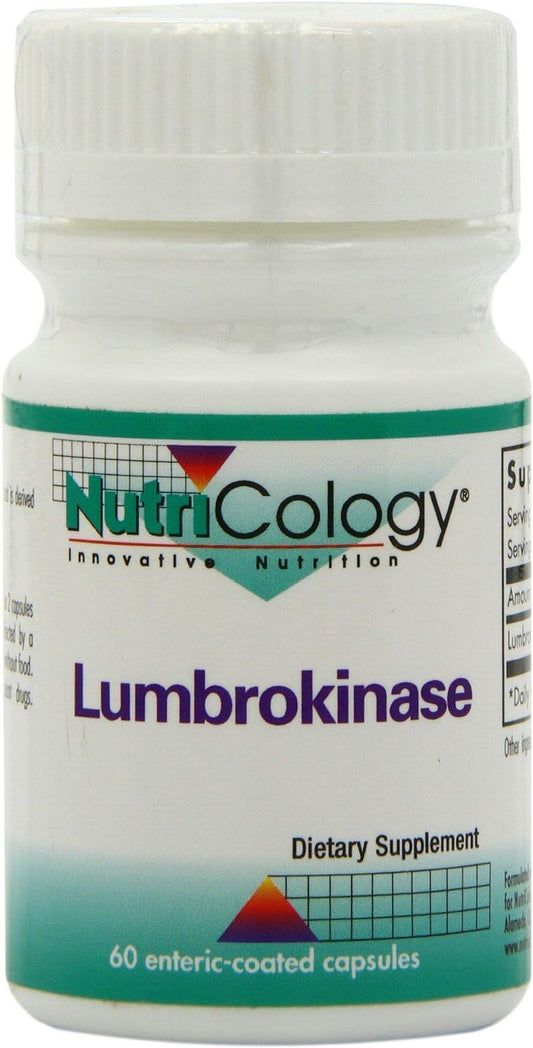 Nutricology Lumbrokinase, Capsules, 60-Count1.6 Ounces