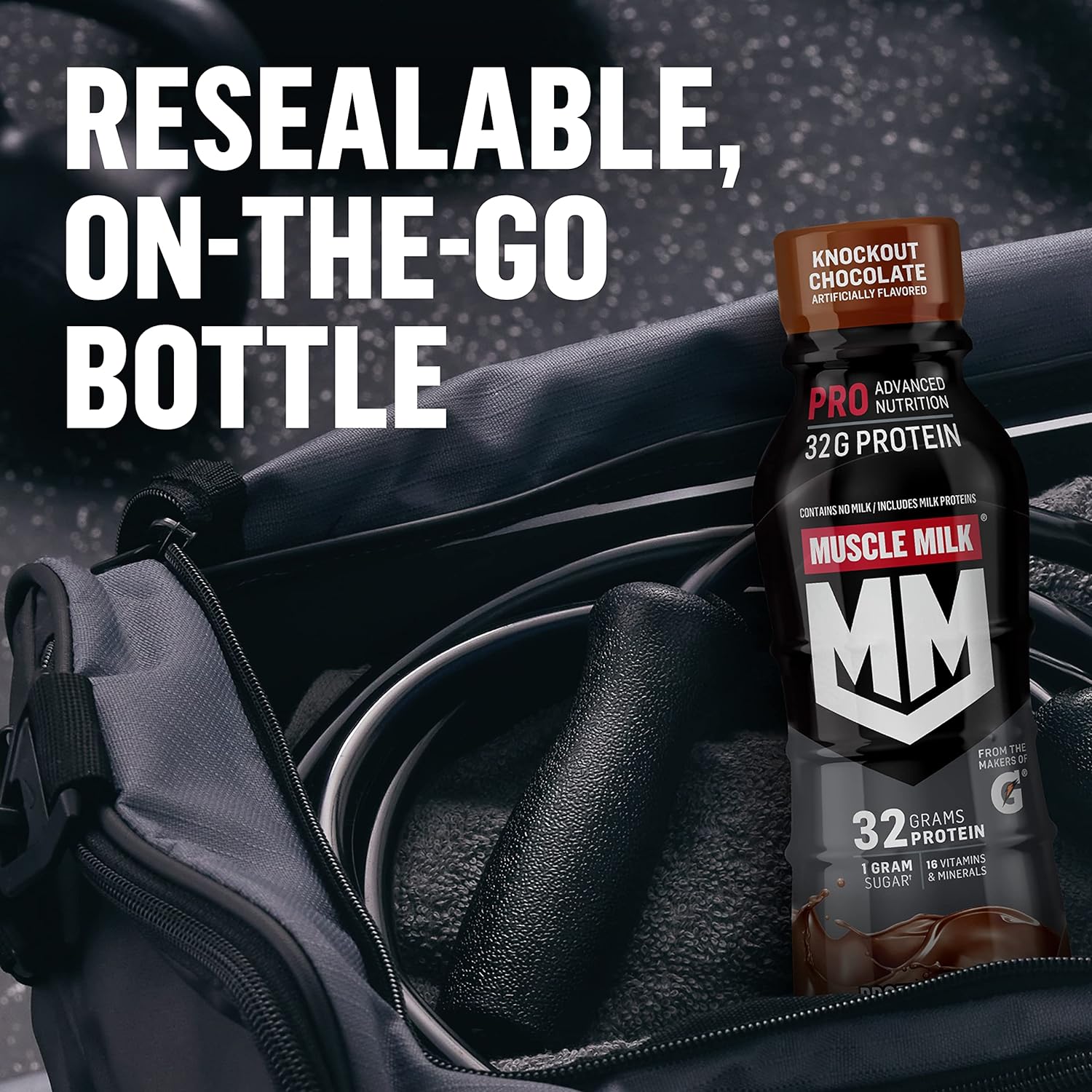 Muscle Milk Pro Series Shake, Cookies 'n Creme, 11.16 Fl Oz Bottles (P