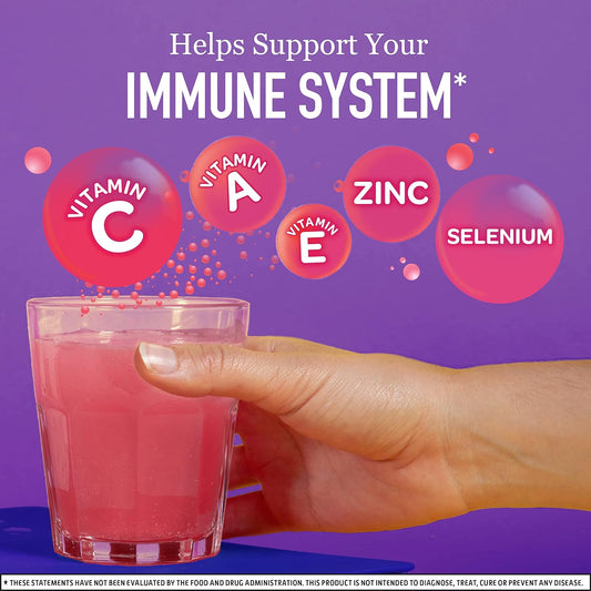 Airborne 1000Mg Vitamin C With Zinc Effervescent Tablets, Immune Suppo