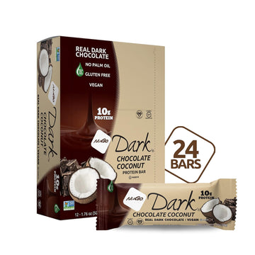 Nugo Dark Coconut, 12G Vegan Protein, 200 Calorie, Gluten Free, 24 Cou1.76 Ounces