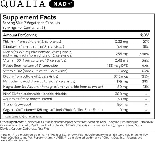 Neurohacker Collective Qualia Nad+ Nicotinamide Riboside Nr Supplement
