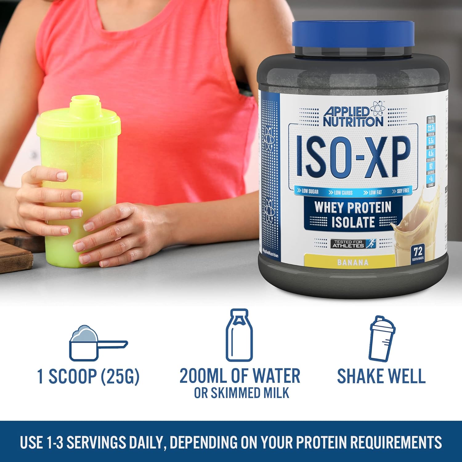 Applied Nutrition ISO XP Whey Isolate - Pure Whey Protein Isolate Powd