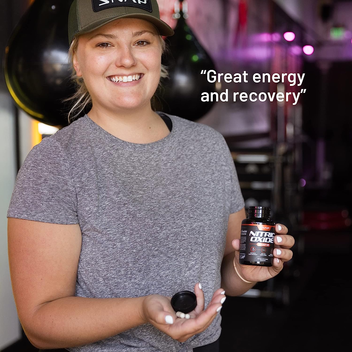 Snap Supplements Nitric Oxide Booster, Performance Formula