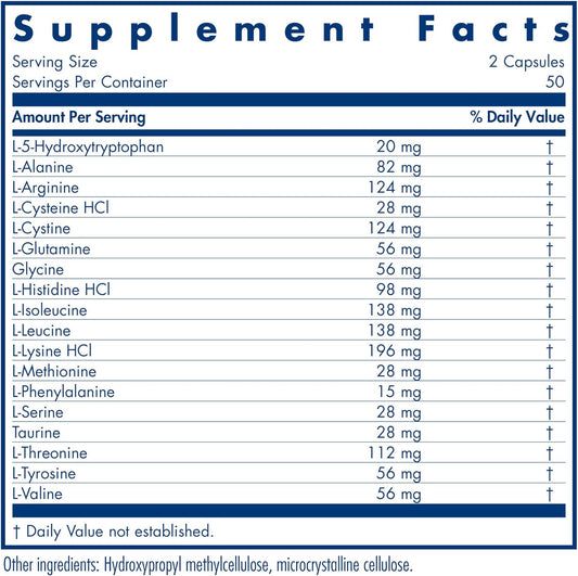 Allergy Research Group Free Aminos 100 Veg Caps