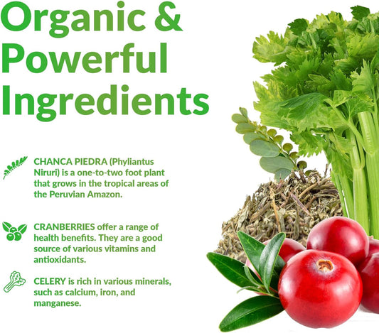 Logic Nutra Chanca Piedra Kidney Stone Breaker 120 Tablets 800 Mg - Maximum Strength For Gallbladder & Urinary Cleanse W