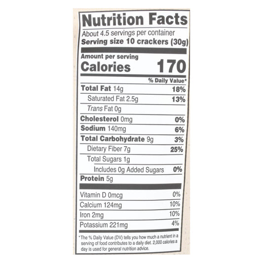 Doctor In The Kitchen Flackers Organic Toasted Flax Seed Crisps Black Sesame See & Black Pepper ,(Pack Of 6)