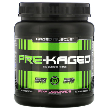 Kaged Muscle, Pre-Kaged, Pre-Workout Primer, Pink Lemonade