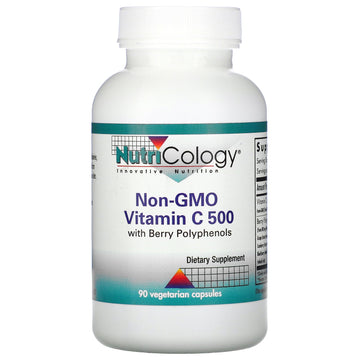 Nutricology, Non-Gmo Vitamin C 500 With Berry Polyphenols