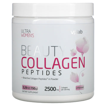 Vplab, Ultra Women'S Beauty Collagen Peptides, Unflavored, 2,500 Mg