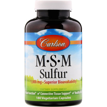 Carlson Labs, Msm Sulfur, 1,000 Mg