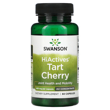 Swanson, Hiactives Tart Cherry, 465 Mg Capsules