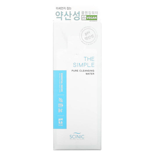 Scinic, The Simple Pure Cleansing Water, pH 5.5 (300 ml)