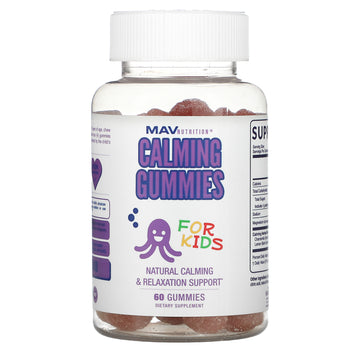 Mav Nutrition, Calming Gummies, For Kids, Mixed Berry