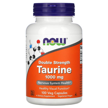 Now Foods, Taurine, Double Strength, 1,000 Mg