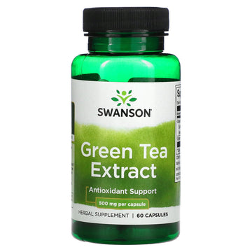 Swanson, Green Tea Extract, 500 Mg Capsules