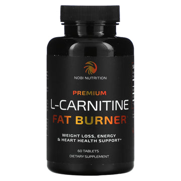Nobi Nutrition, Premium L-Carnitine Fat Burner Tablets