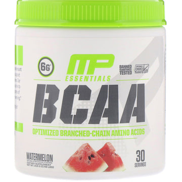 Musclepharm, Essentials, Bcaa, Watermelon, 0.48 Lbs (216 G)