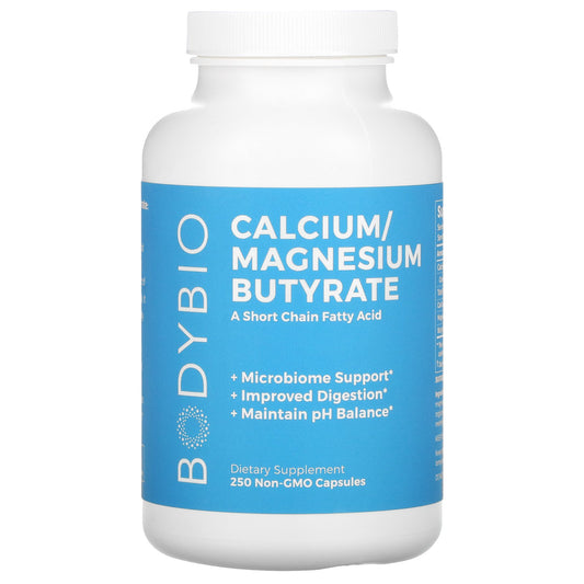 Bodybio, Calcium/ Magnesium Butyrate