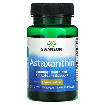 Swanson, Astaxanthin, 4 Mg Softgels