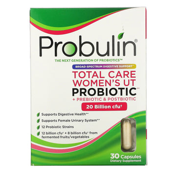 Probulin, Total Care Womens Ut Probiotic, 20 Billion Cfu Capsules