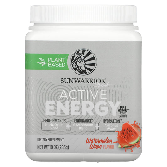 Sunwarrior, Sport, Active Energy Preworkout, 10 Oz ( 285 G)