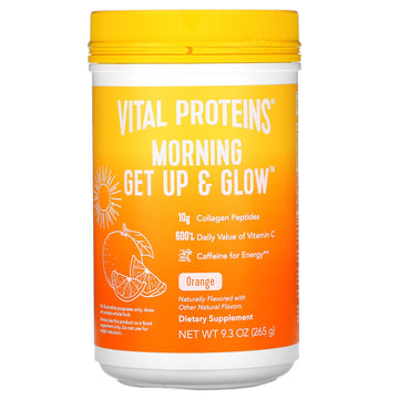 Vital Proteins, Morning Get Up & Glow, Orange